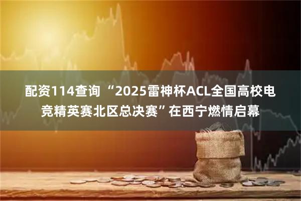 配资114查询 “2025雷神杯ACL全国高校电竞精英赛北区总决赛”在西宁燃情启幕